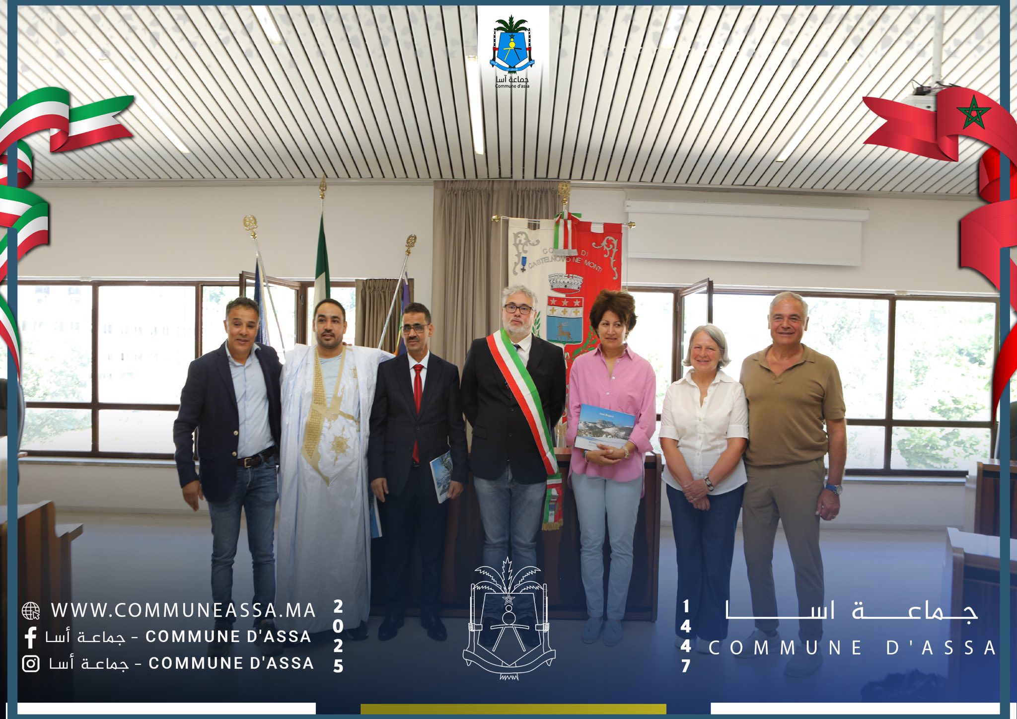 تقرير أولي حول زيارة عمل الوفد المغربي عن جماعة أسا لبلدية "توانو Toano" الإيطالية خلال الفترة الممتدة ما بين 26 يونيو و30 يونيو 2025.