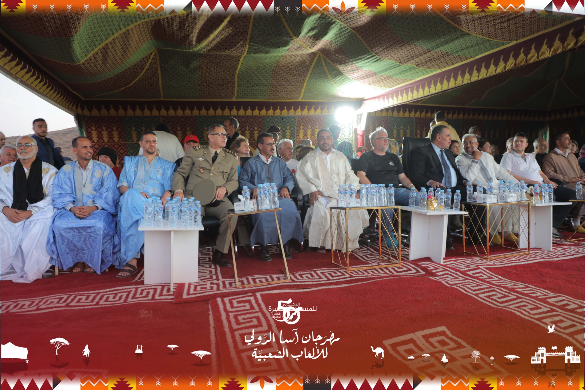 سباقات الهجن التي نُظّمت على هامش فعاليات مهرجان آسا الدولي للألعاب الشعبية في دورته الثانية لعام 2025