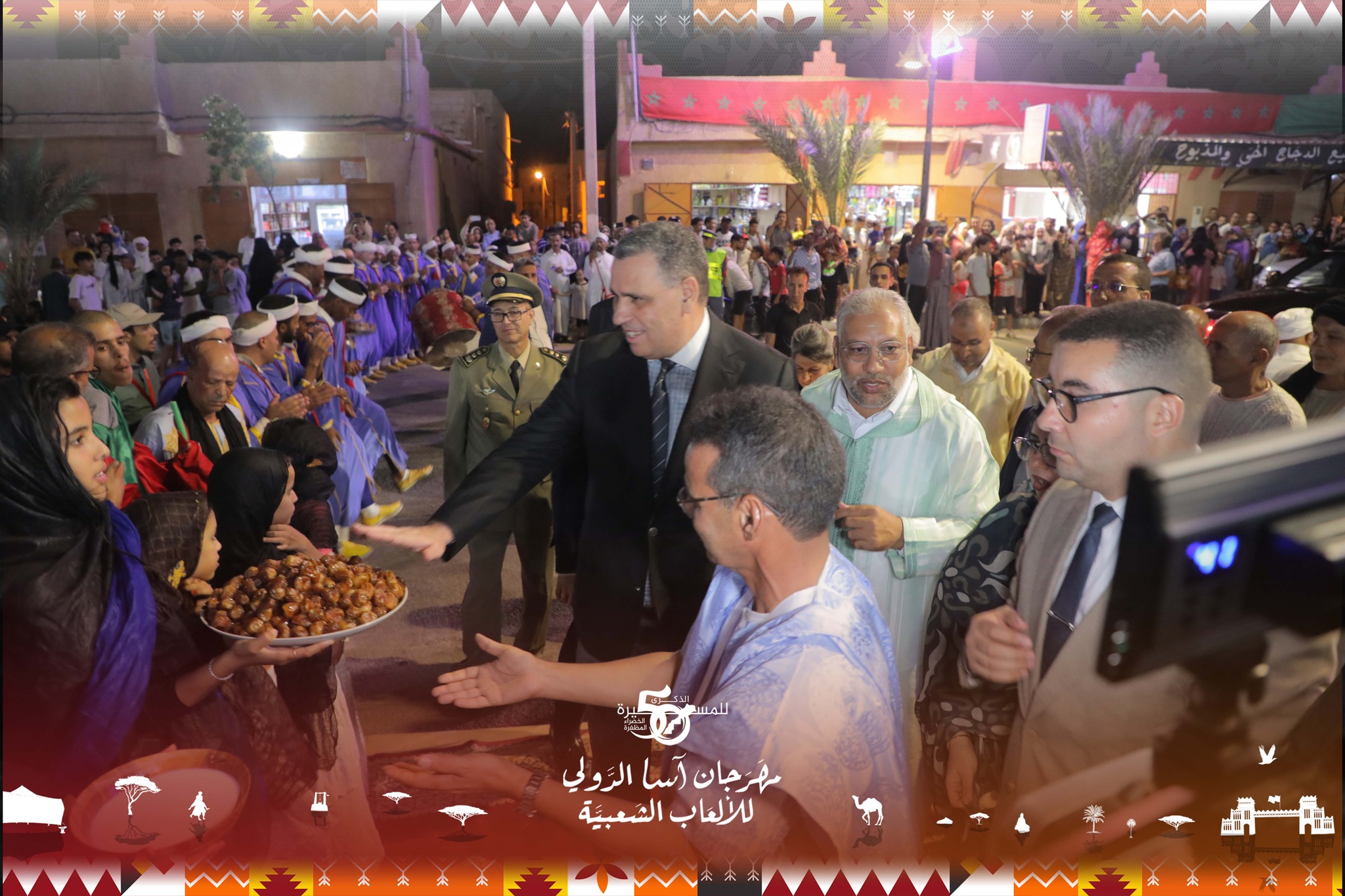 أبرز لحظات حفل الافتتاح الرسمي لمهرجان آسا الدولي للألعاب الشعبية في نسخته الثانية، ضمن فعاليات الكرنفال الوطني لآسا احتفاءً بالذكرى 50 المجيدة للمسيرة الخضراء.